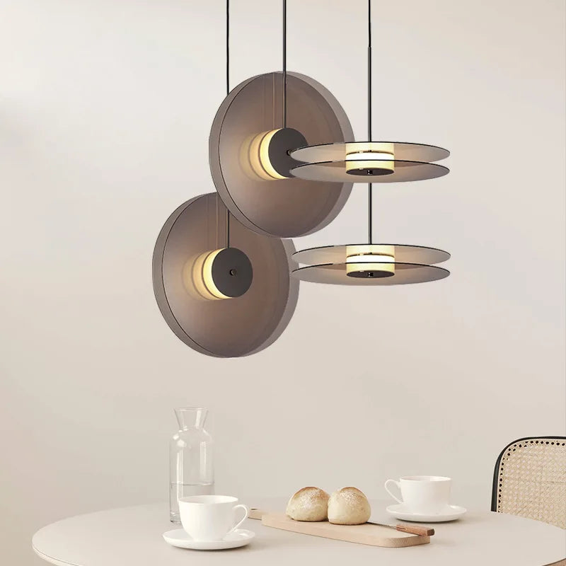 Suspension LED nordiques en verre créatif - vue 3 sur 12