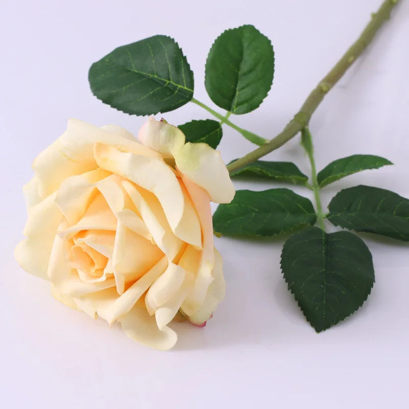 bouquet de mariée en roses artificielles haut de gamme pour mariage et cadeaux - vue 8 sur 10