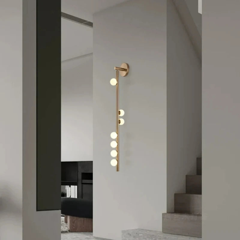 applique murale en verre et métal design moderne pour intérieur élégant - vue 5 sur 10