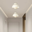 plafonnier moderne semi-circulaire en forme de pot de fleurs led