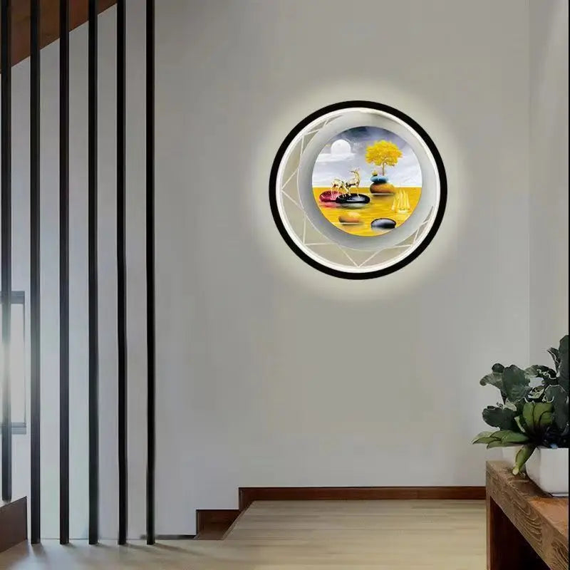 Applique murale LED moderne et ronde - vue 7 sur 16