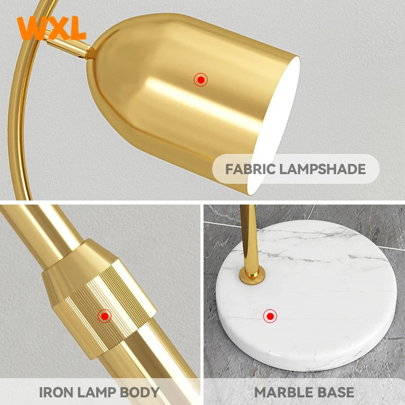 lampadaire led moderne à éclairage réglable design nordique - vue 4 sur 8