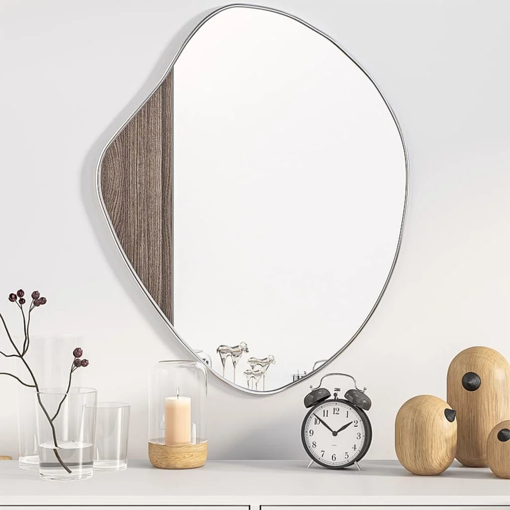 miroir mural élégant au design moderne et raffiné - vue 8 sur 7