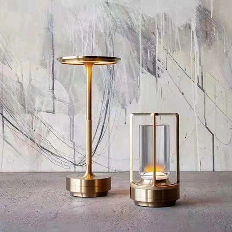 lampe de table rechargeable avec gradation d'atmosphère pour restaurant et bar - vue 3 sur 11