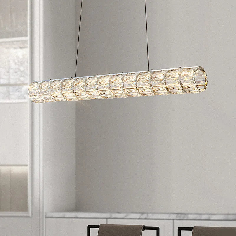 suspension moderne en cristal pour un éclairage élégant - vue 3 sur 10