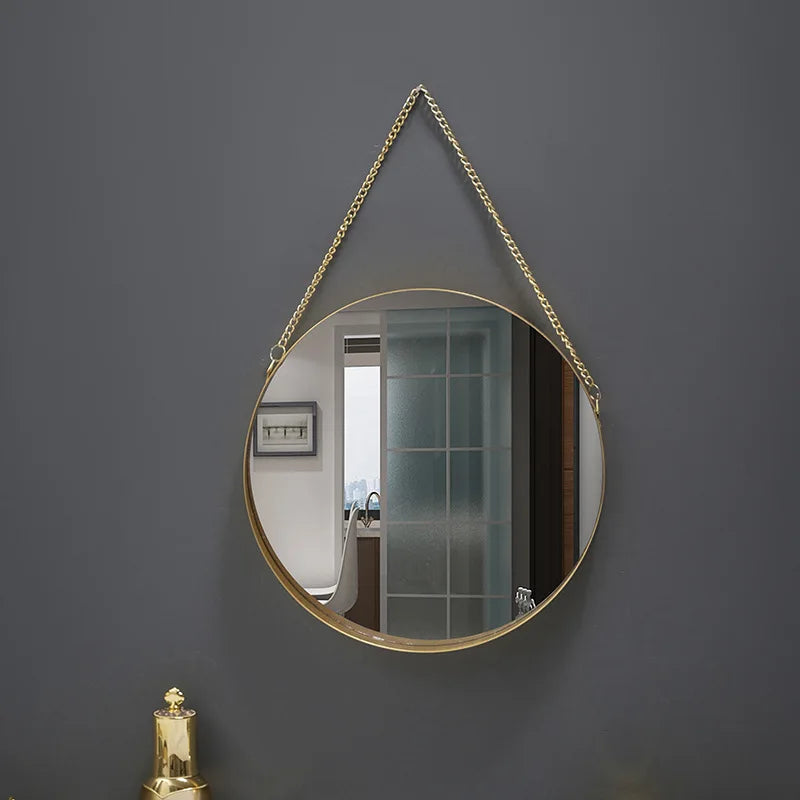 miroir mural rond créatif pour décoration intérieure et maquillage - vue 5 sur 13