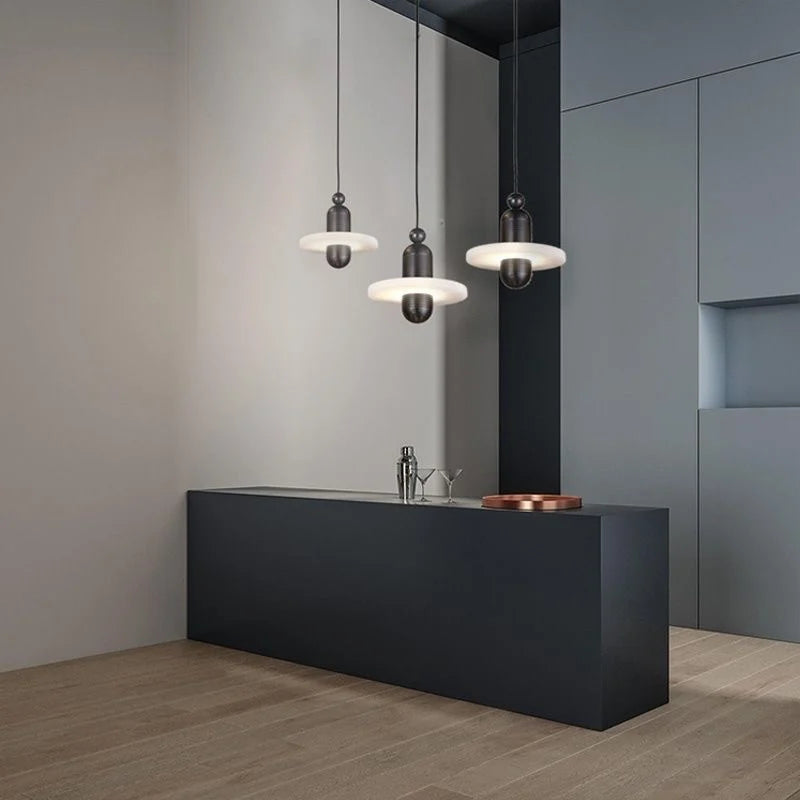 suspension en marbre naturel espagnol pour décoration élégante
