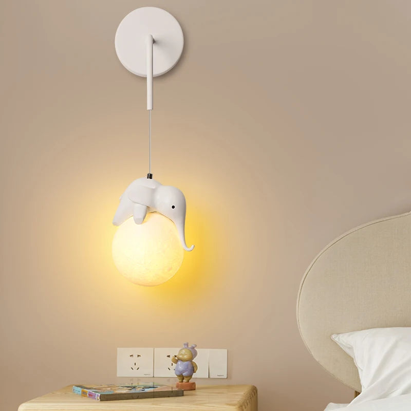 lampe led suspendue décorative en forme d'ours mignon