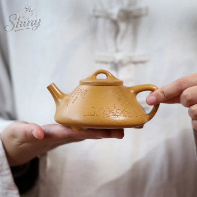 théière artisanale argile violette style shipiao kung fu - vue 7 sur 7