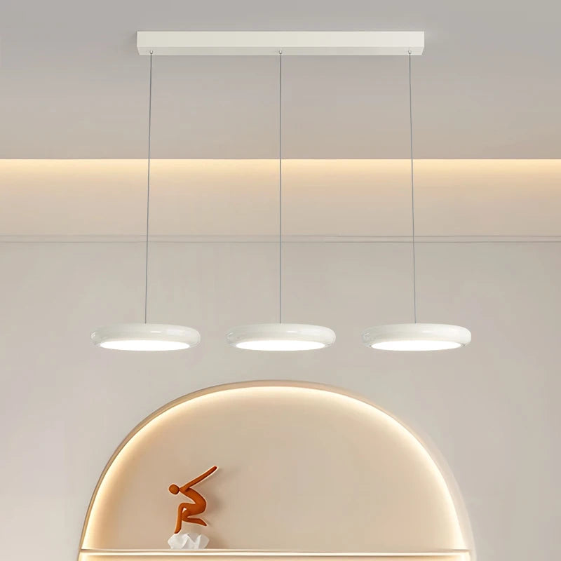 lustre LED avec lampes modernes - vue 7 sur 10