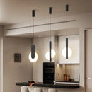 suspension led modernes avec appliques acryliques