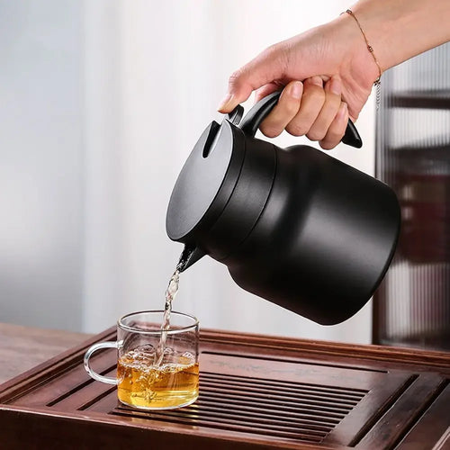 Théière acier inox infusion rapide grande capacité isotherme