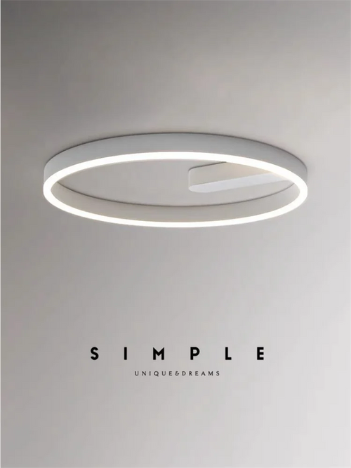 2024 LED ceiling light creative new style bedroom light, living room lighting, modern and simple black white bedroom light