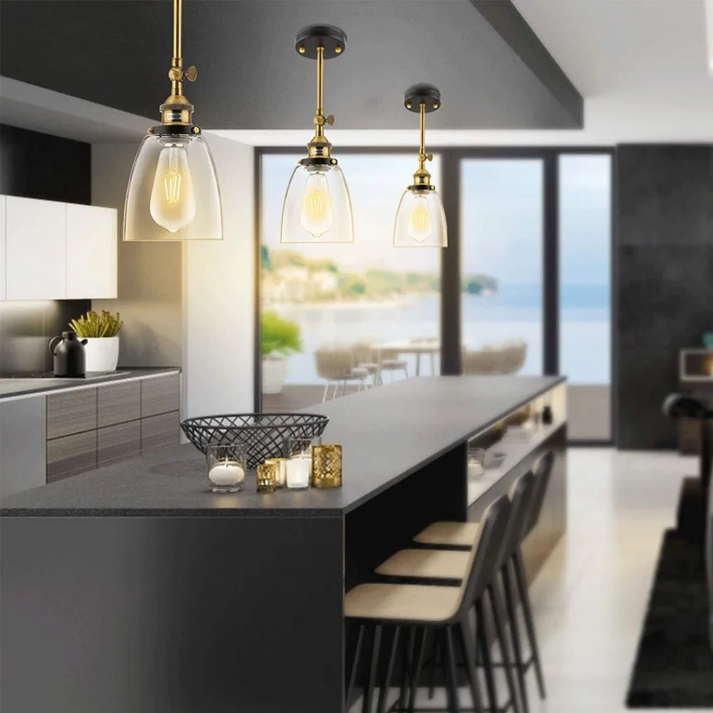 Applique murale américaine industrielle Vintage Style Loft applique murale pour chevet applique murale verre fer Art Edison LED luminaires - vue 4 sur 11