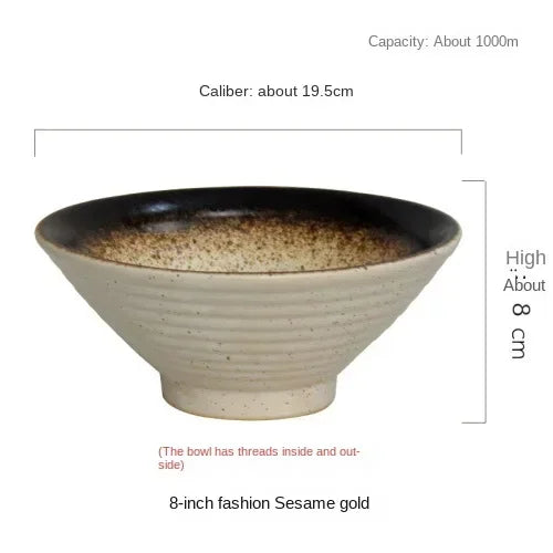 Bol ramen japonais céramique motifs traditionnels maison