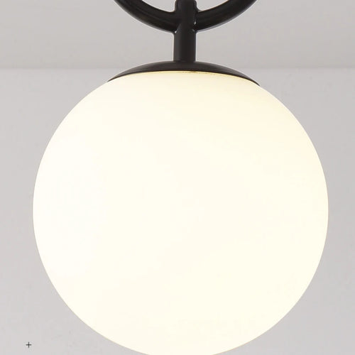 plafonnier led en verre moderne nordique de haute qualité