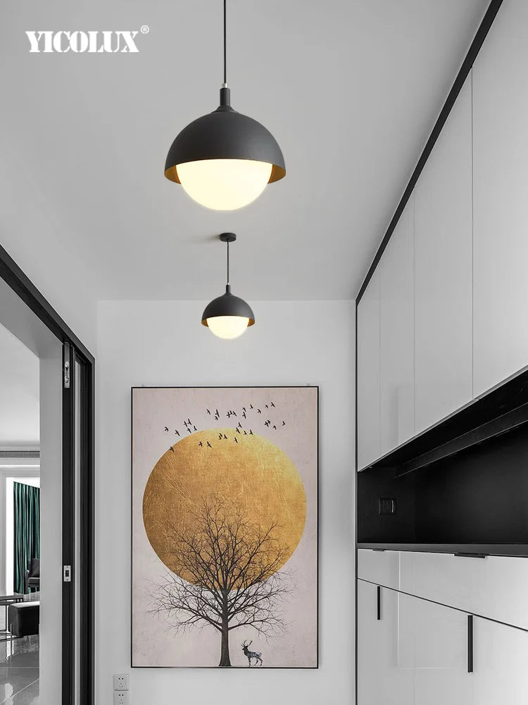Plafonnier led rond pour allée galerie balcon entrée