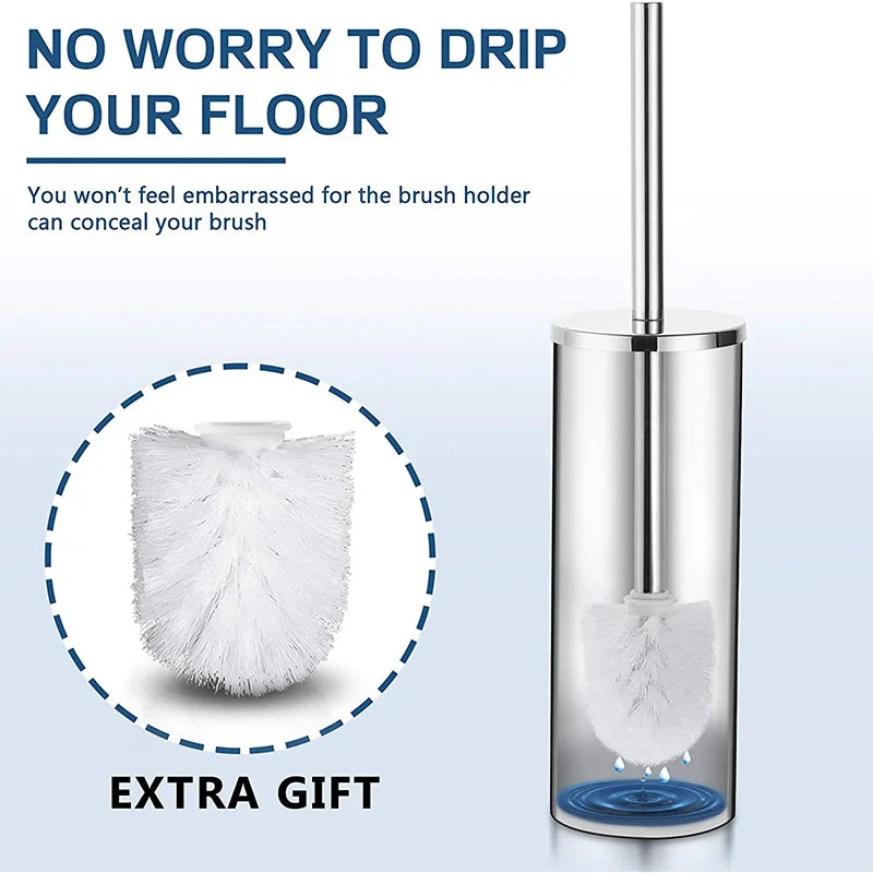 support mural pour brosse de toilette en acier inoxydable durable - vue 11 sur 17