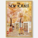 affiche new yorker art mural autocollant étanche décoration esthétique
