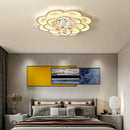 plafonnier led moderne en cristal gradation circulaire