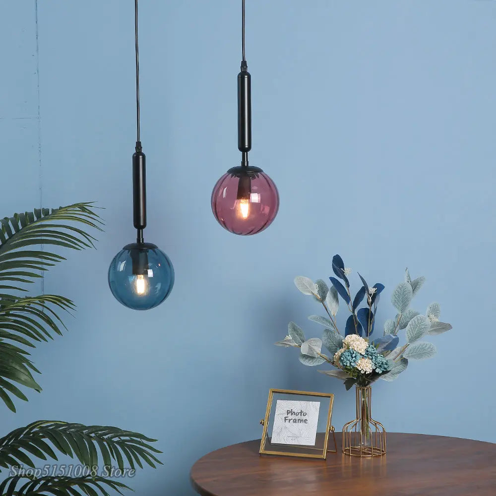 suspension moderne en verre pour décoration intérieure élégante - vue 6 sur 24