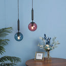 suspension moderne en verre pour décoration intérieure élégante