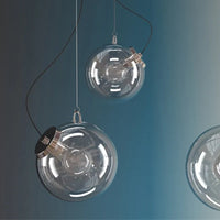 suspension design boule de verre pour intérieur romantique et restaurant