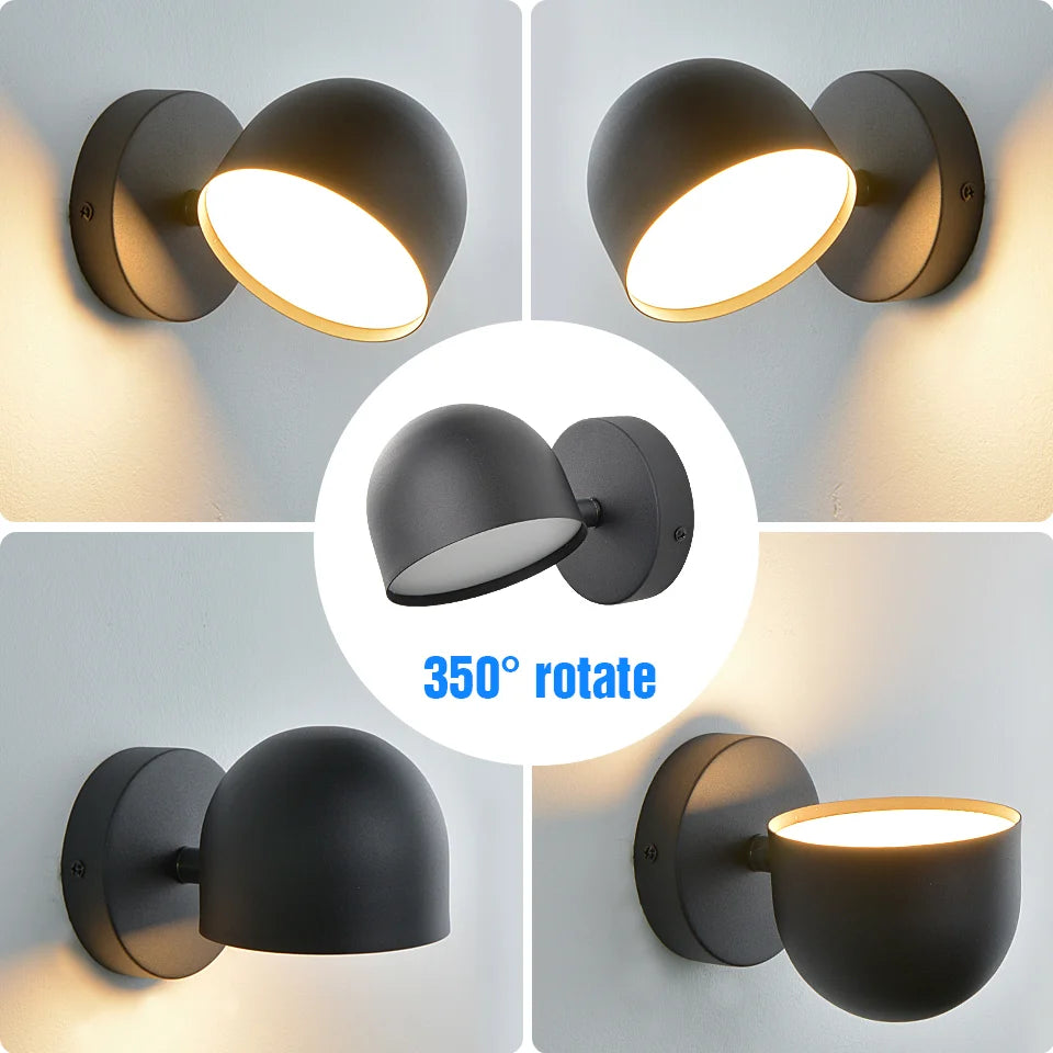 applique murale led avec variateur tactile et prise intégrée - vue 11 sur 16