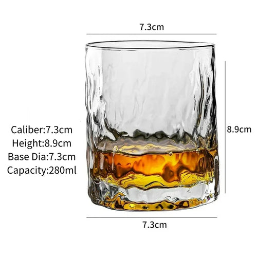 Verres whisky old fashioned gravés motif décoratif