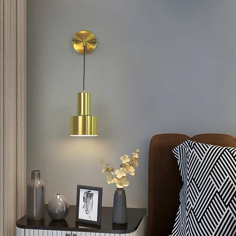 Applique murale LED avec abat-jours suspendu - vue 5 sur 10