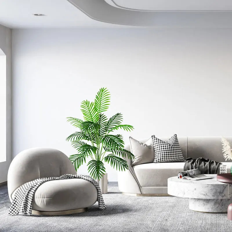 grand palmier artificiel tropical pour décoration intérieure et extérieure - vue 4 sur 9