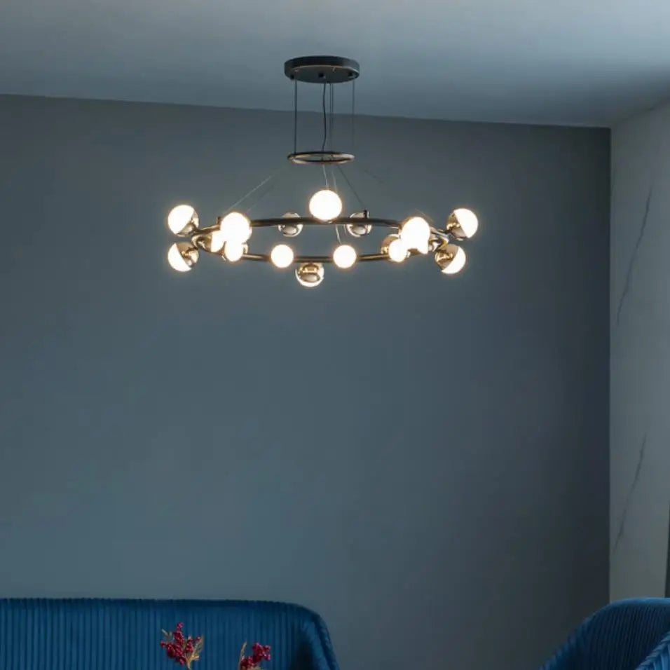 suspension led design moderne cordon réglable 	 créative - vue 3 sur 10