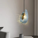 suspension en verre moderne petite lampe à main