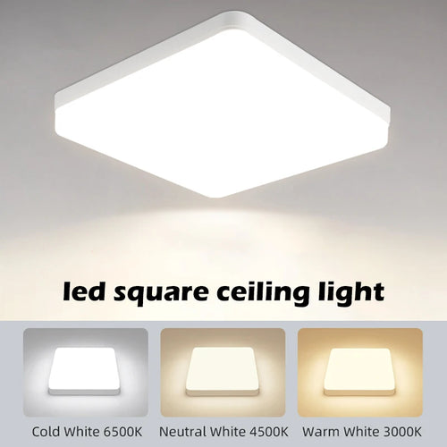 Plafonnier LED carré