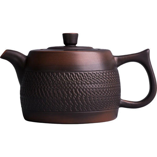 Théière kung fu artisanale en céramique style chinois