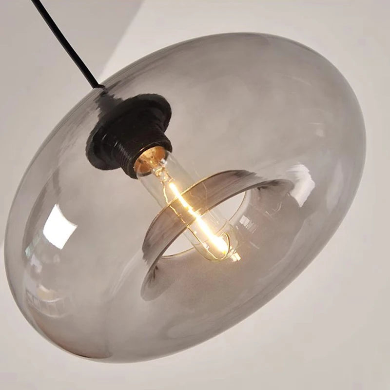 suspension modernes en verre pour restaurant bar boutique