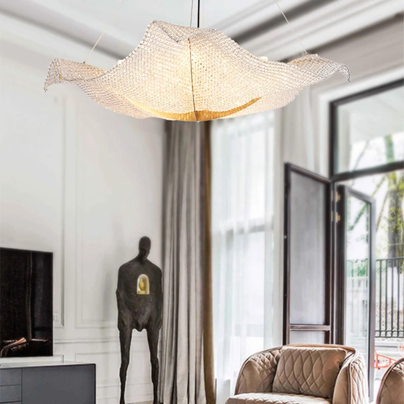 Lustres de plafond LED de luxe - vue 7 sur 9