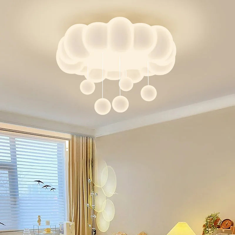 lustre moderne donuts minimaliste avec télécommande gradation
