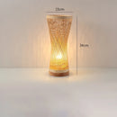 Lampe de Table en bambou tissée à la main