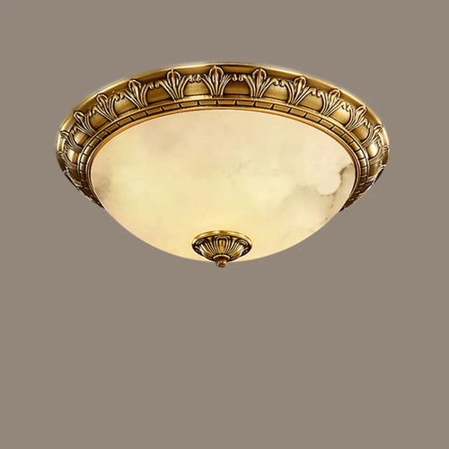 plafonnier led vintage europe sculpter en cuivre espagnol marbre