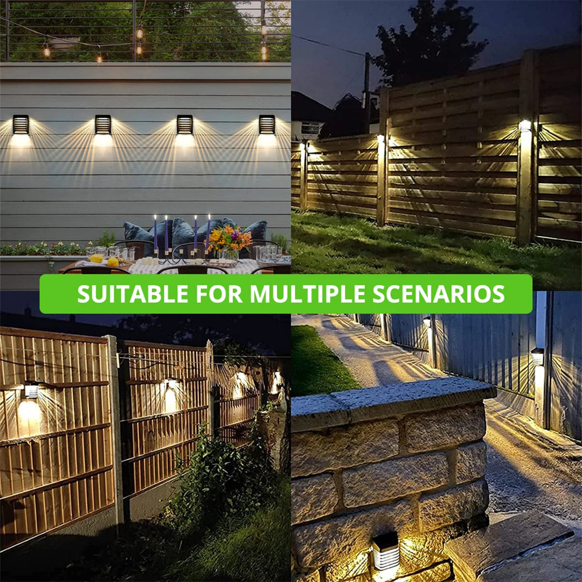 lanterne solaire rétro étanche pour jardin et terrasse - vue 8 sur 7