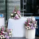 boules de fleurs artificielles en soie pour décoration de mariage et photo