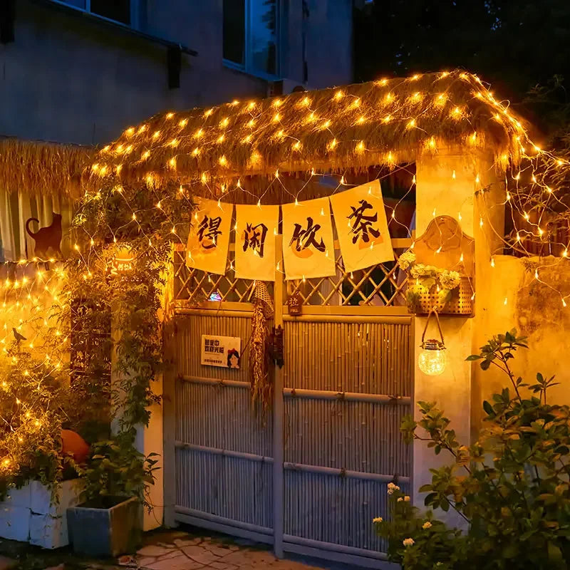 guirlande lumineuse de noël à led pour décorations festives et jardin - vue 5 sur 10