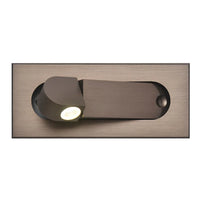 3W Embedded LED Wall Lamp 350 Rotation Adjustable Bedside Hotel Headboard Reading Light Bedroom Foldable Decor Sconce AC85-265V