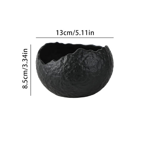 Bol porcelaine design coquille oeuf irrégulier style raffiné