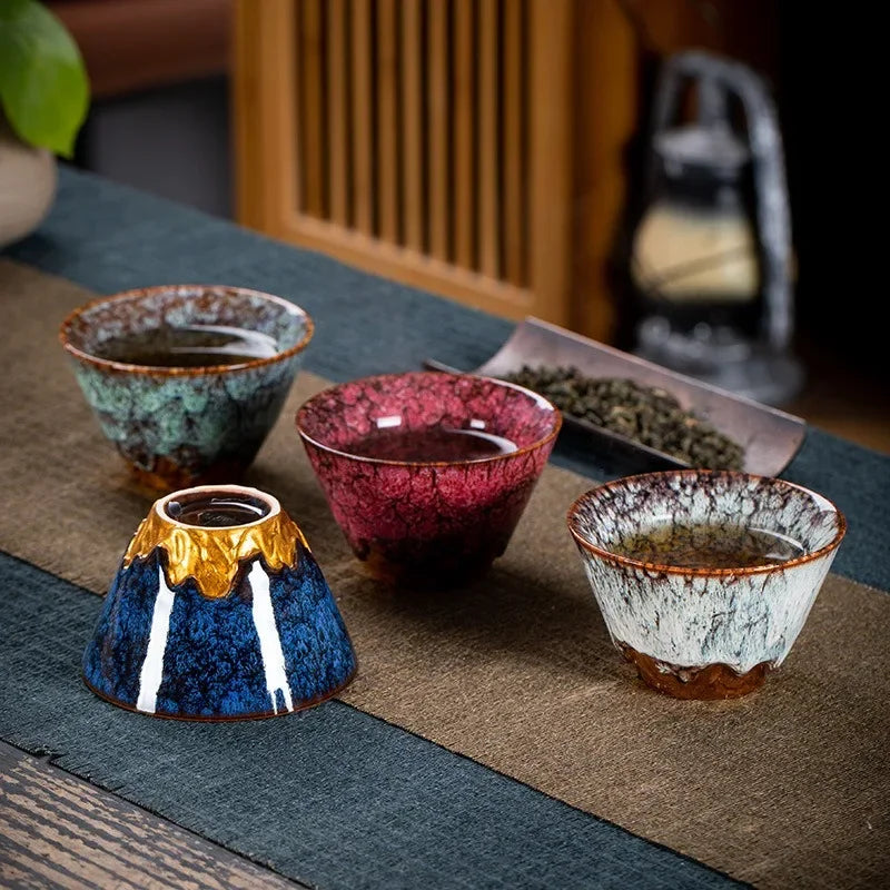 Tasse kung fu en céramique style tianmu moderne