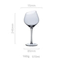 Verres a champagne biseautés design nordique cristal changeant