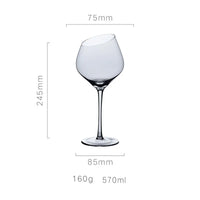 Verres a champagne biseautés design nordique cristal changeant