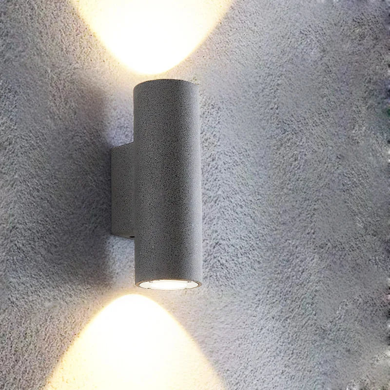 applique murale industrielle en béton pour extérieur et jardin - vue 5 sur 14