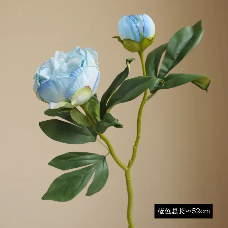 grandes fleurs artificielles de pivoine en soie pour décoration mariage - vue 10 sur 10